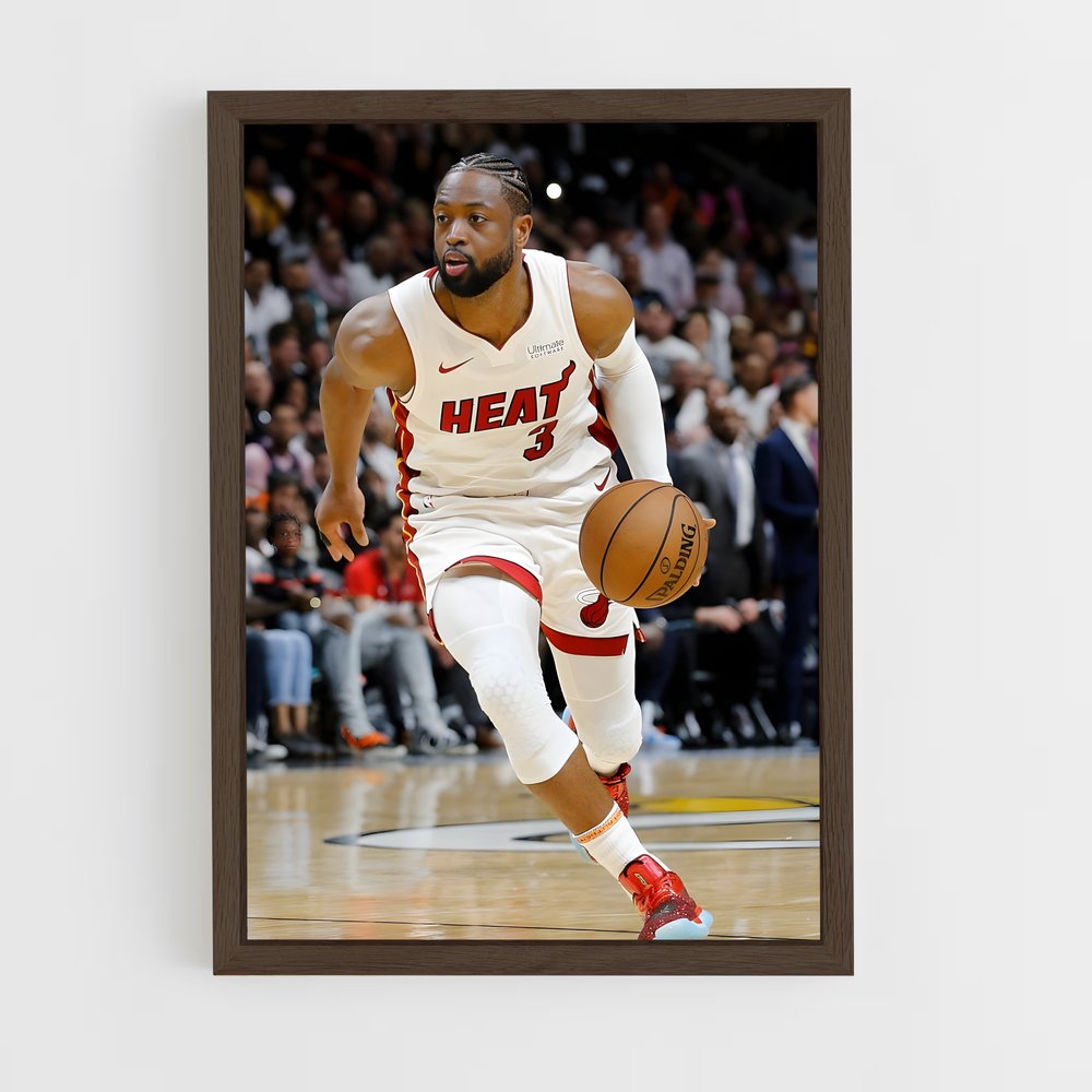Poster Dwyane dans le Flow – affiche Basketball (vue 5)